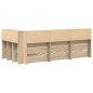 vidaXL Letto Libreria Rovere Sonoma 100x200 cm in Legno Ingenerizzato
