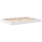 vidaXL Libreria Letto 2 pcs Bianco 140 x 200 cm Legno multistrato