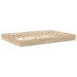 vidaXL Letto a Libro Rovere Sonoma 140x200 cm Legno Ingegnerizzato