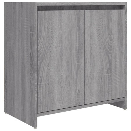 Armadietto Bagno Grigio Sonoma 60x33x61 cm in Legno Multistrato