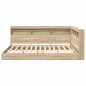 vidaXL Letto a Libro Rovere Sonoma 140x200 cm Legno Ingegnerizzato