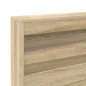 vidaXL Letto a Libro Rovere Sonoma 140x200 cm Legno Ingegnerizzato