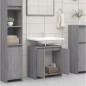 Armadietto Bagno Grigio Sonoma 60x33x61 cm in Legno Multistrato Armadietto Bagno Grigio Sonoma 60x33x61 cm in Legno Multistrato