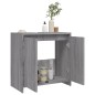 Armadietto Bagno Grigio Sonoma 60x33x61 cm in Legno Multistrato Armadietto Bagno Grigio Sonoma 60x33x61 cm in Legno Multistrato