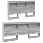 vidaXL Letto a scomparsa grigio Sonoma 140x200 cm in legno ingegnerizzato vidaXL Letto a scomparsa grigio Sonoma 140x200 cm in legno ingegnerizzato