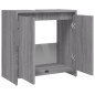 Armadietto Bagno Grigio Sonoma 60x33x61 cm in Legno Multistrato Armadietto Bagno Grigio Sonoma 60x33x61 cm in Legno Multistrato