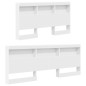 vidaXL Letto con Libreria Bianco 160x200 cm in Legno Ingegnerizzato vidaXL Letto con Libreria Bianco 160x200 cm in Legno Ingegnerizzato