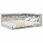 vidaXL Libreria Letto 2 pcs Grigio cemento 160 x 200 cm Melamina vidaXL Libreria Letto 2 pcs Grigio cemento 160 x 200 cm Melamina