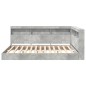 vidaXL Libreria Letto 2 pcs Grigio cemento 160 x 200 cm Melamina vidaXL Libreria Letto 2 pcs Grigio cemento 160 x 200 cm Melamina