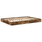 vidaXL Libreria Letto 2 pcs Rovere fumo 160 x 200 cm Truciolare