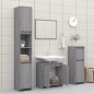 Armadietto Bagno Grigio Sonoma 60x33x61 cm in Legno Multistrato Armadietto Bagno Grigio Sonoma 60x33x61 cm in Legno Multistrato