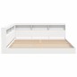 vidaXL Letto con libreria bianca 180x200 cm in legno ingegnerizzato vidaXL Letto con libreria bianca 180x200 cm in legno ingegnerizzato