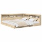 vidaXL Letto Libreria Rovere Sonoma 180x200 cm in Legno Composito