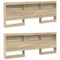 vidaXL Letto Libreria Rovere Sonoma 180x200 cm in Legno Composito