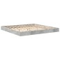 vidaXL Libreria Letto 2 pcs Grigio cemento 180 x 200 cm Cemento