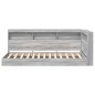 vidaXL Letto a libro grigio sonoma 90x190 cm in legno ingegnerizzato