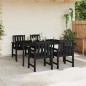 vidaXL Sedie da giardino , 4 pezzi nere, misure 65,5x55,5x88 cm in HDPE vidaXL Sedie da giardino , 4 pezzi nere, misure 65,5x55,5x88 cm in HDPE