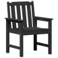 vidaXL Sedie da giardino , 4 pezzi nere, misure 65,5x55,5x88 cm in HDPE vidaXL Sedie da giardino , 4 pezzi nere, misure 65,5x55,5x88 cm in HDPE