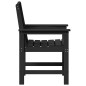 vidaXL Sedie da giardino , 4 pezzi nere, misure 65,5x55,5x88 cm in HDPE vidaXL Sedie da giardino , 4 pezzi nere, misure 65,5x55,5x88 cm in HDPE