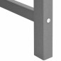 vidaXL Set di 4 sedie da giardino grigio chiaro 65.5x55.5x88 cm in HDPE vidaXL Set di 4 sedie da giardino grigio chiaro 65.5x55.5x88 cm in HDPE