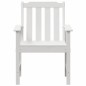 vidaXL Sedie da giardino 6 pz bianche 65,5x55,5x88 cm in HDPE