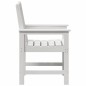 vidaXL Sedie da giardino 6 pz bianche 65,5x55,5x88 cm in HDPE
