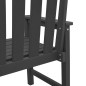 vidaXL Sedia da giardino 6 pz nere 65,5x55,5x88 cm in HDPE vidaXL Sedia da giardino 6 pz nere 65,5x55,5x88 cm in HDPE