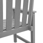 vidaXL Sedia da giardino 6 pz grigio chiaro 65,5x55,5x88 cm in HDPE vidaXL Sedia da giardino 6 pz grigio chiaro 65,5x55,5x88 cm in HDPE