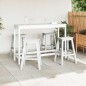 Sgabelli da Bar vidaXL 6 Pezzi Bianco HDPE Sgabelli da Bar vidaXL 6 Pezzi Bianco HDPE
