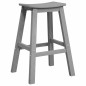Sgabelli da Bar vidaXL 6 pz Grigio Chiaro HDPE Sgabelli da Bar vidaXL 6 pz Grigio Chiaro HDPE