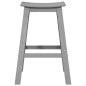 Sgabelli da Bar vidaXL 6 pz Grigio Chiaro HDPE Sgabelli da Bar vidaXL 6 pz Grigio Chiaro HDPE