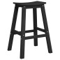 Sgabelli da Bar vidaXL 9 pz Nero HDPE Sgabelli da Bar vidaXL 9 pz Nero HDPE