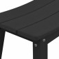 Sgabelli da Bar vidaXL 9 pz Nero HDPE Sgabelli da Bar vidaXL 9 pz Nero HDPE