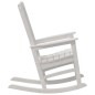 vidaXL Poltrone a dondolo da giardino 2 pcs bianche 70x92x107.5 cm in HDPE vidaXL Poltrone a dondolo da giardino 2 pcs bianche 70x92x107.5 cm in HDPE