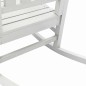 vidaXL Poltrone a dondolo da giardino 2 pcs bianche 70x92x107.5 cm in HDPE vidaXL Poltrone a dondolo da giardino 2 pcs bianche 70x92x107.5 cm in HDPE