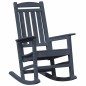 vidaXL Set di 2 sedie a dondolo da giardino blu navy 70x92x107.5 cm HDPE vidaXL Set di 2 sedie a dondolo da giardino blu navy 70x92x107.5 cm HDPE