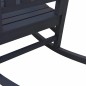 vidaXL Set di 2 sedie a dondolo da giardino blu navy 70x92x107.5 cm HDPE vidaXL Set di 2 sedie a dondolo da giardino blu navy 70x92x107.5 cm HDPE