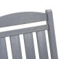 vidaXL Poltrone a dondolo da giardino 2 pezzi grigio chiaro 70x92x107,5 cm in HDPE