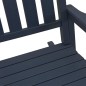 vidaXL Set da Giardino 3 Pezzi Blu Navy in HDPE vidaXL Set da Giardino 3 Pezzi Blu Navy in HDPE
