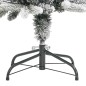 Albero Natale Artificiale Sottile Neve Floccata 240 cm PVC e PE Albero Natale Artificiale Sottile Neve Floccata 240 cm PVC e PE
