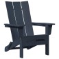 vidaXL Sedie Adirondack pieghevoli 2 pezzi Blu Navy 74.5x80.5x90 cm in HDPE vidaXL Sedie Adirondack pieghevoli 2 pezzi Blu Navy 74.5x80.5x90 cm in HDPE