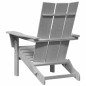 vidaXL Sedie Adirondack pieghevoli , 2 pezzi, grigio chiaro, 74,5x80,5x90 cm in HDPE. vidaXL Sedie Adirondack pieghevoli , 2 pezzi, grigio chiaro, 74,5x80,5x90 cm in HDPE.