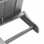 vidaXL Sedie Adirondack pieghevoli , 2 pezzi, grigio chiaro, 74,5x80,5x90 cm in HDPE. vidaXL Sedie Adirondack pieghevoli , 2 pezzi, grigio chiaro, 74,5x80,5x90 cm in HDPE.