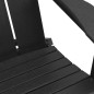 vidaXL Set da giardino 3 pezzi nero in HDPE vidaXL Set da giardino 3 pezzi nero in HDPE