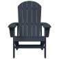 vidaXL Sedie Adirondack 2 pcs blu navy 74x82x90 cm in HDPE