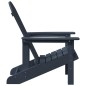 vidaXL Sedie Adirondack 2 pcs blu navy 74x82x90 cm in HDPE