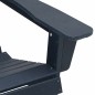 vidaXL Sedie Adirondack 2 pcs blu navy 74x82x90 cm in HDPE