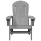 vidaXL Sedie Adirondack 2 pezzi grigio chiaro 74x82x90 cm in HDPE vidaXL Sedie Adirondack 2 pezzi grigio chiaro 74x82x90 cm in HDPE