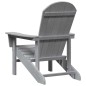 vidaXL Sedie Adirondack 2 pezzi grigio chiaro 74x82x90 cm in HDPE vidaXL Sedie Adirondack 2 pezzi grigio chiaro 74x82x90 cm in HDPE