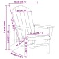 vidaXL Sedie Adirondack 2 pezzi grigio chiaro 74x82x90 cm in HDPE vidaXL Sedie Adirondack 2 pezzi grigio chiaro 74x82x90 cm in HDPE